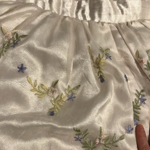 Floral White Easter Dress with Accessories 🐣 🐰 👒 👗 - Picture 5 of 15